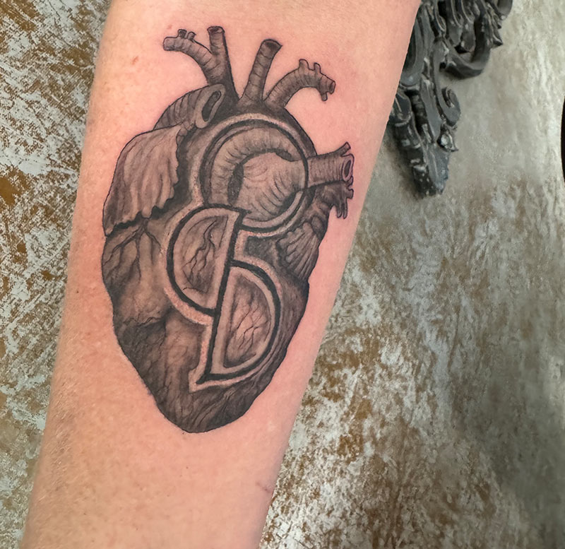 Organspende-Tattoo